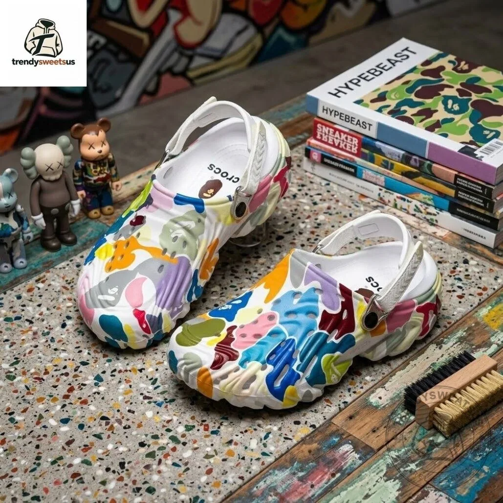 BAPE x Crocs Echo II Clogs